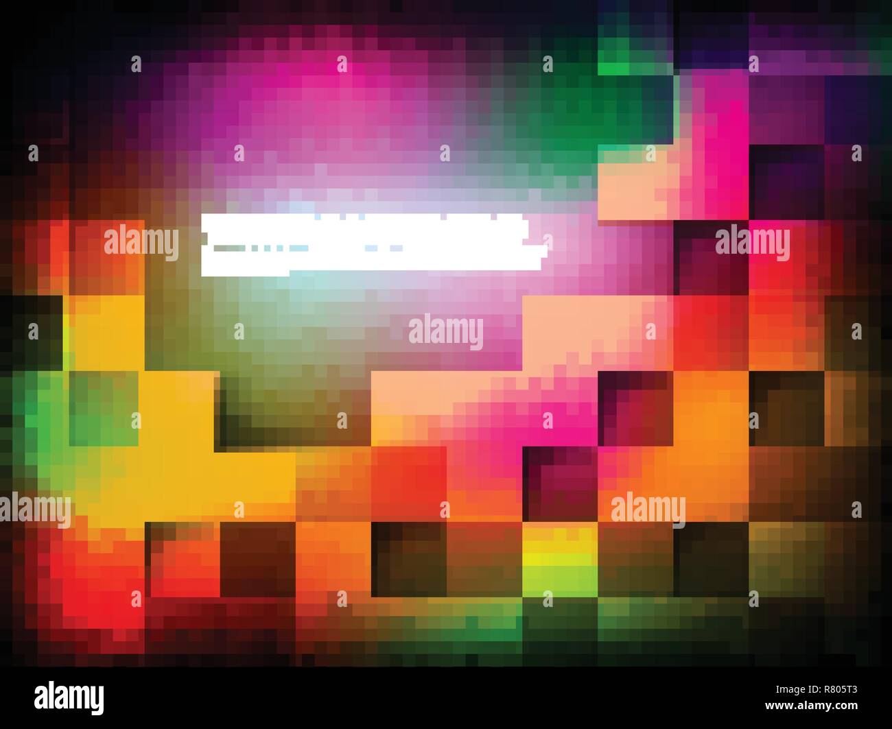 Technology all colorful cubes vector with background Stock Vector