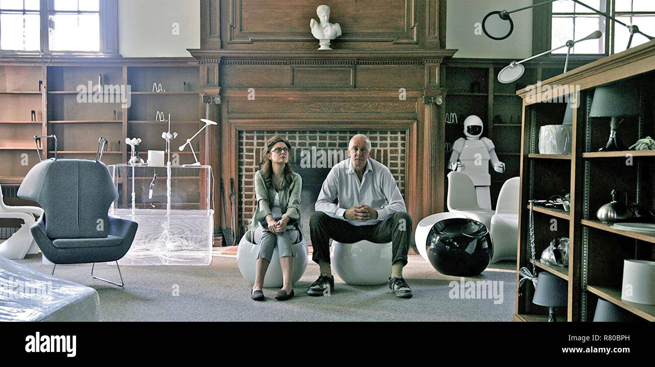 ROBOT AND FRANK 2012 Dog Run Pictures film with Frank Langella Peter Sarsgaard voicing the Robot Susan Sarandon Stock Photo - Alamy