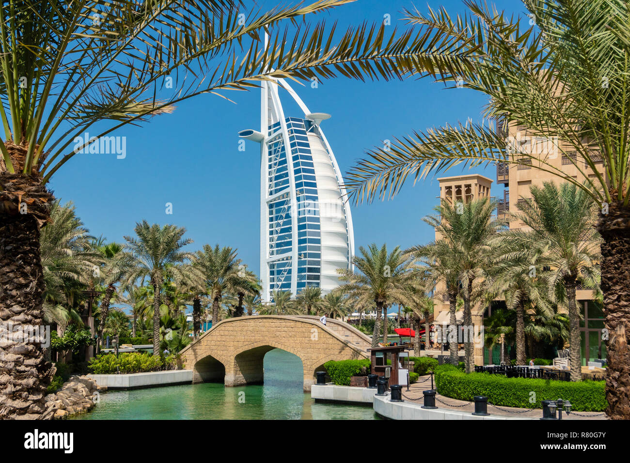 Burj Al Arab in Dubai Stock Photo