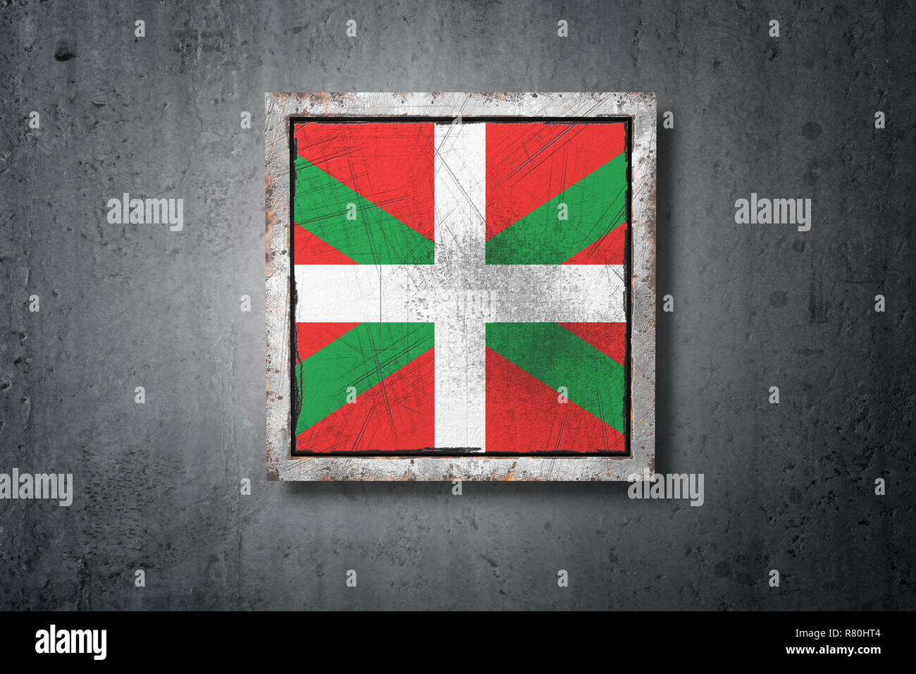 3d rendering basque flag hi-res stock photography and images - Alamy