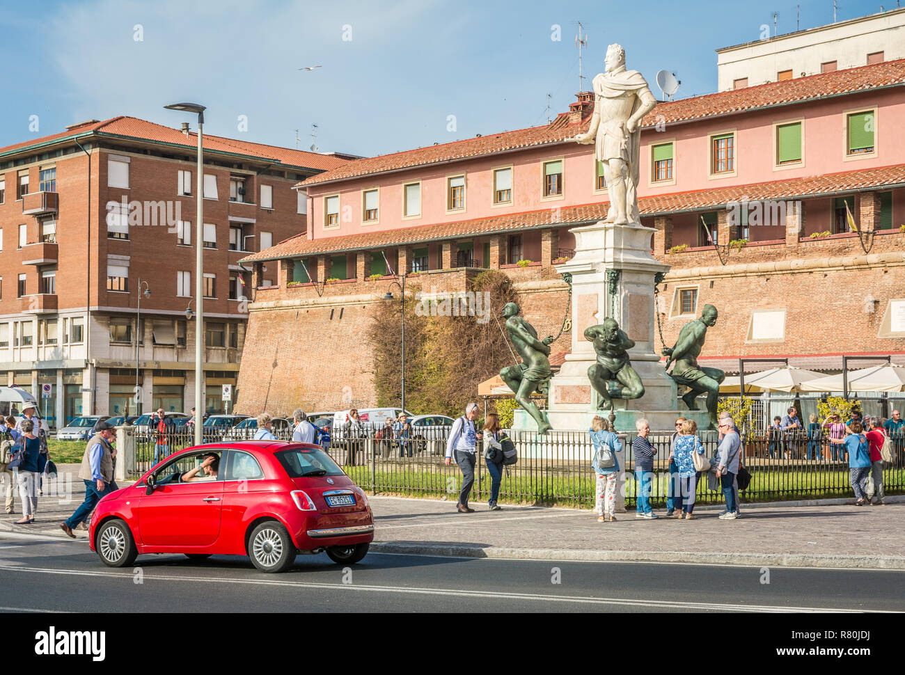 the Monument of the Four Moors in Livorno, Italy. It is dedicated to