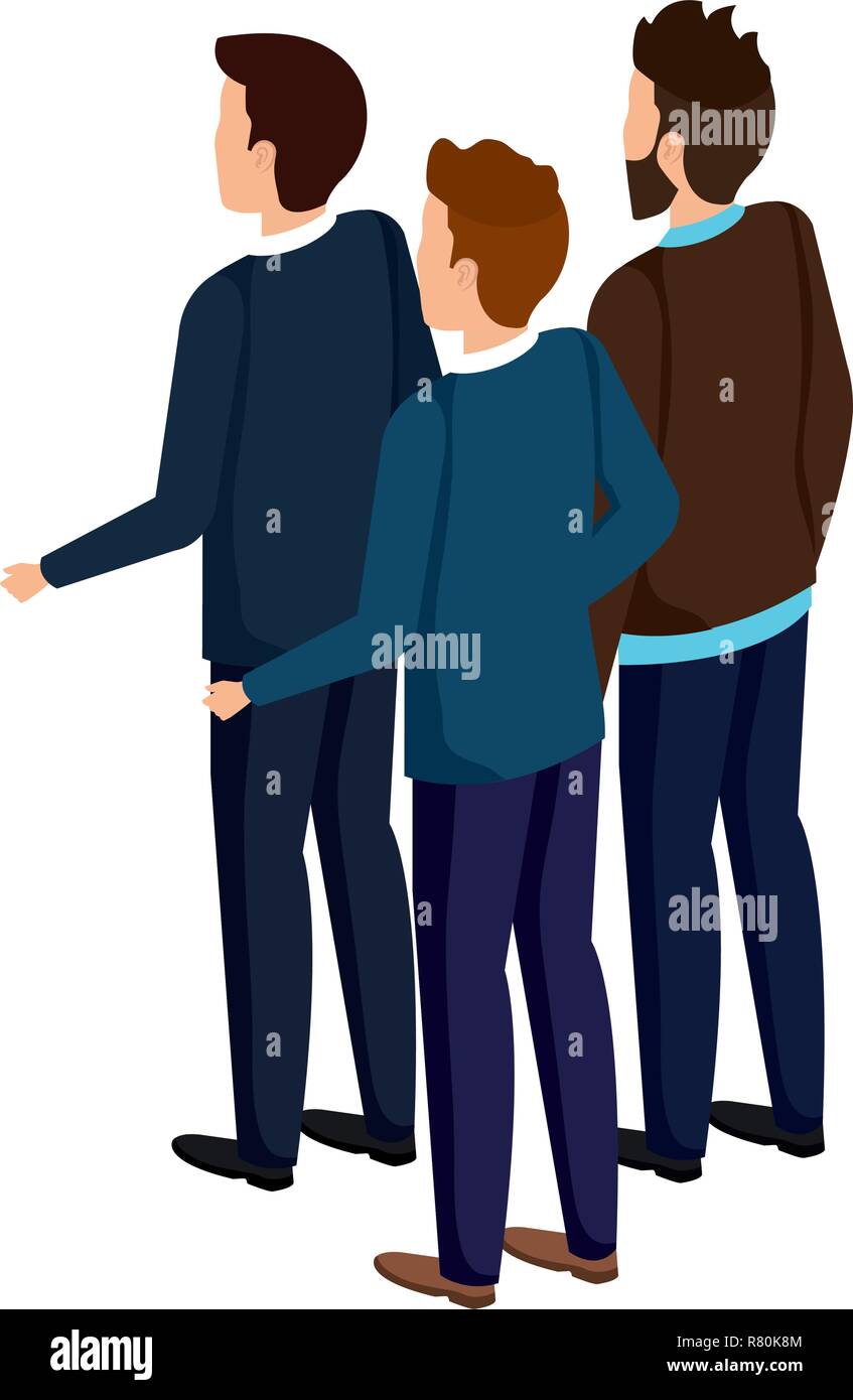 group of men avatars characters Stock Vector Image & Art - Alamy