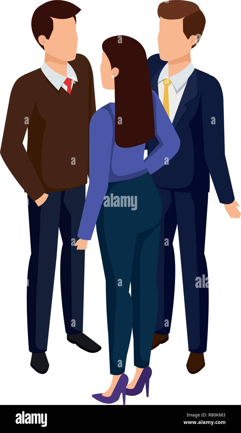 group of business people avatars characters Stock Vector Image & Art ...