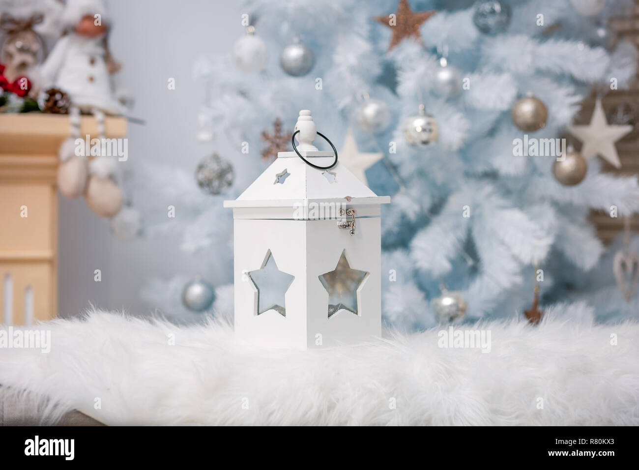 Cozy holiday decoration Stock Photo