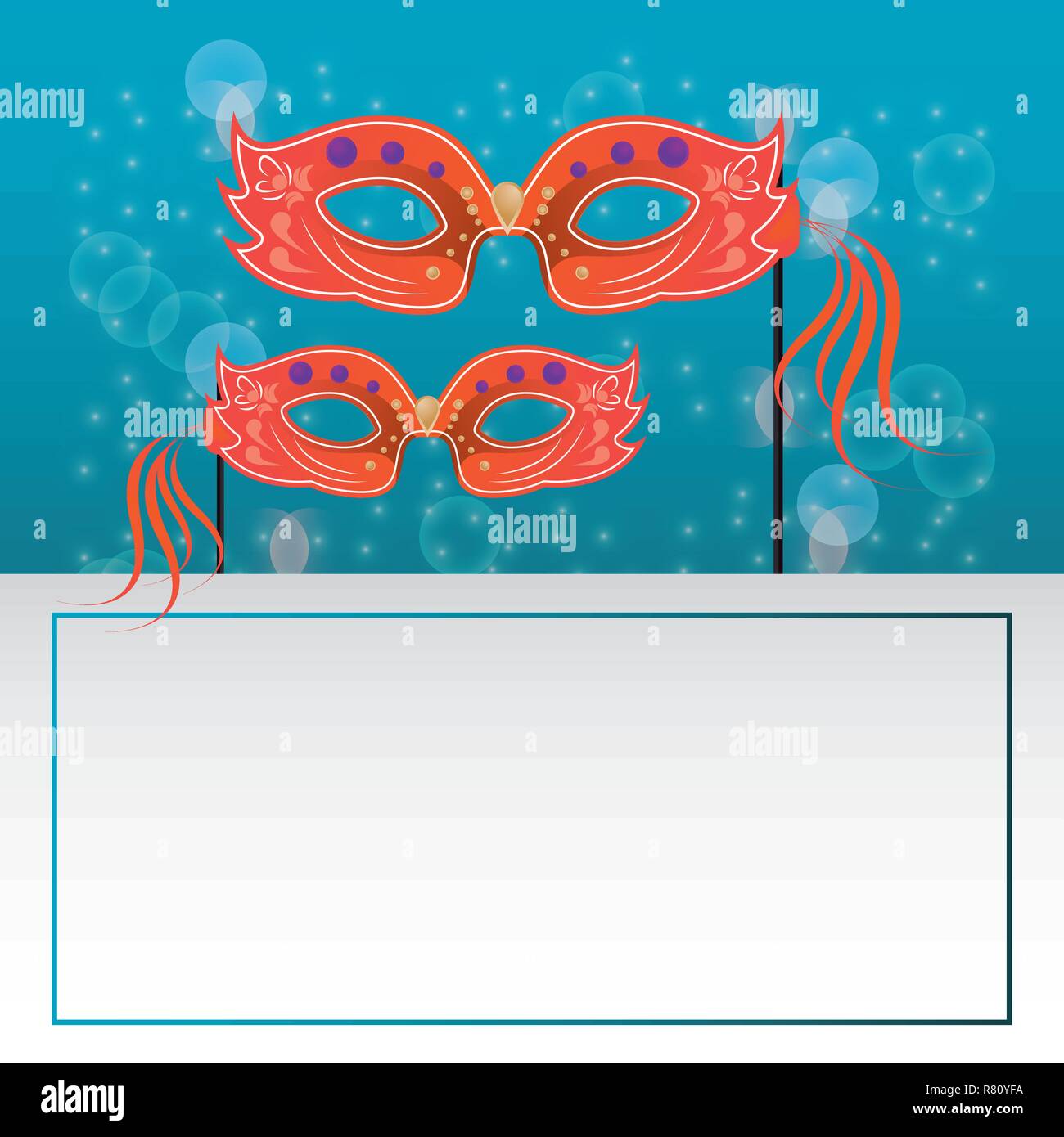 mardi gras card