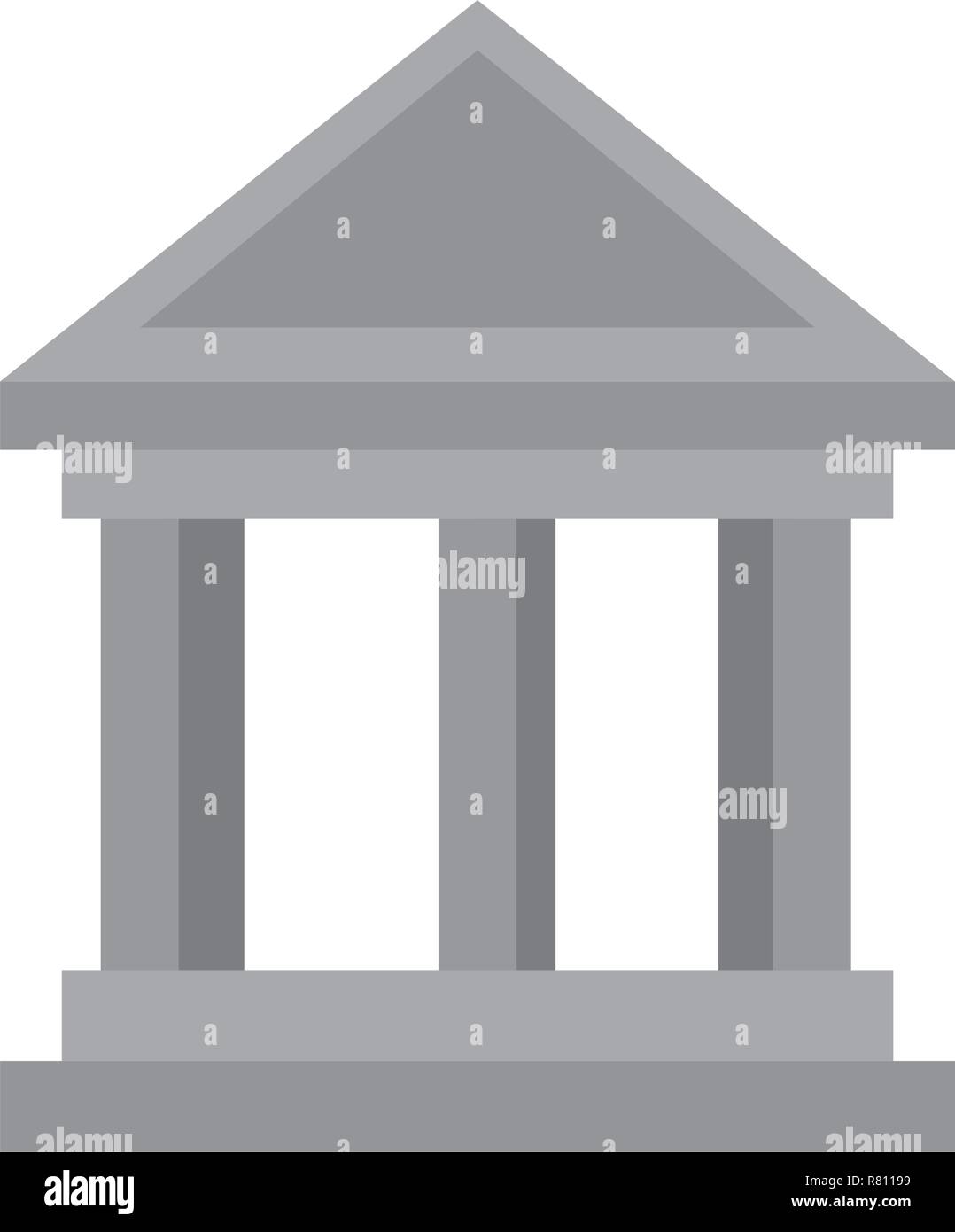 bank building isolated icon vector illustration design Stock Vector ...