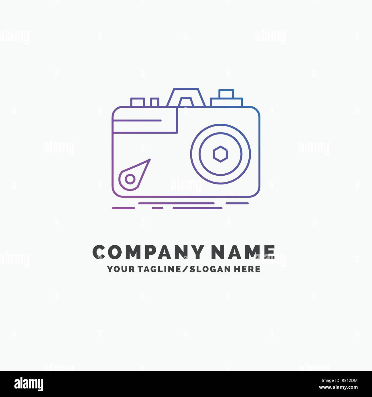 Camera, photography, capture, photo, aperture Purple Business Logo