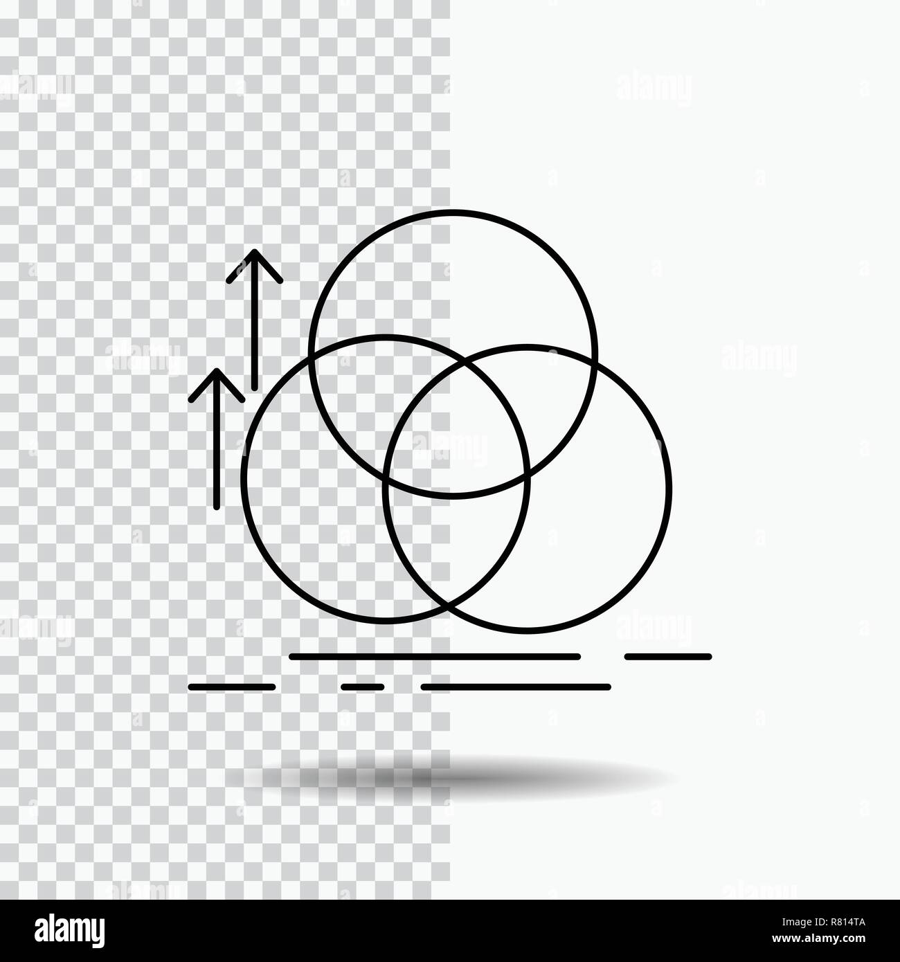 balance, circle, alignment, measurement, geometry Line Icon on