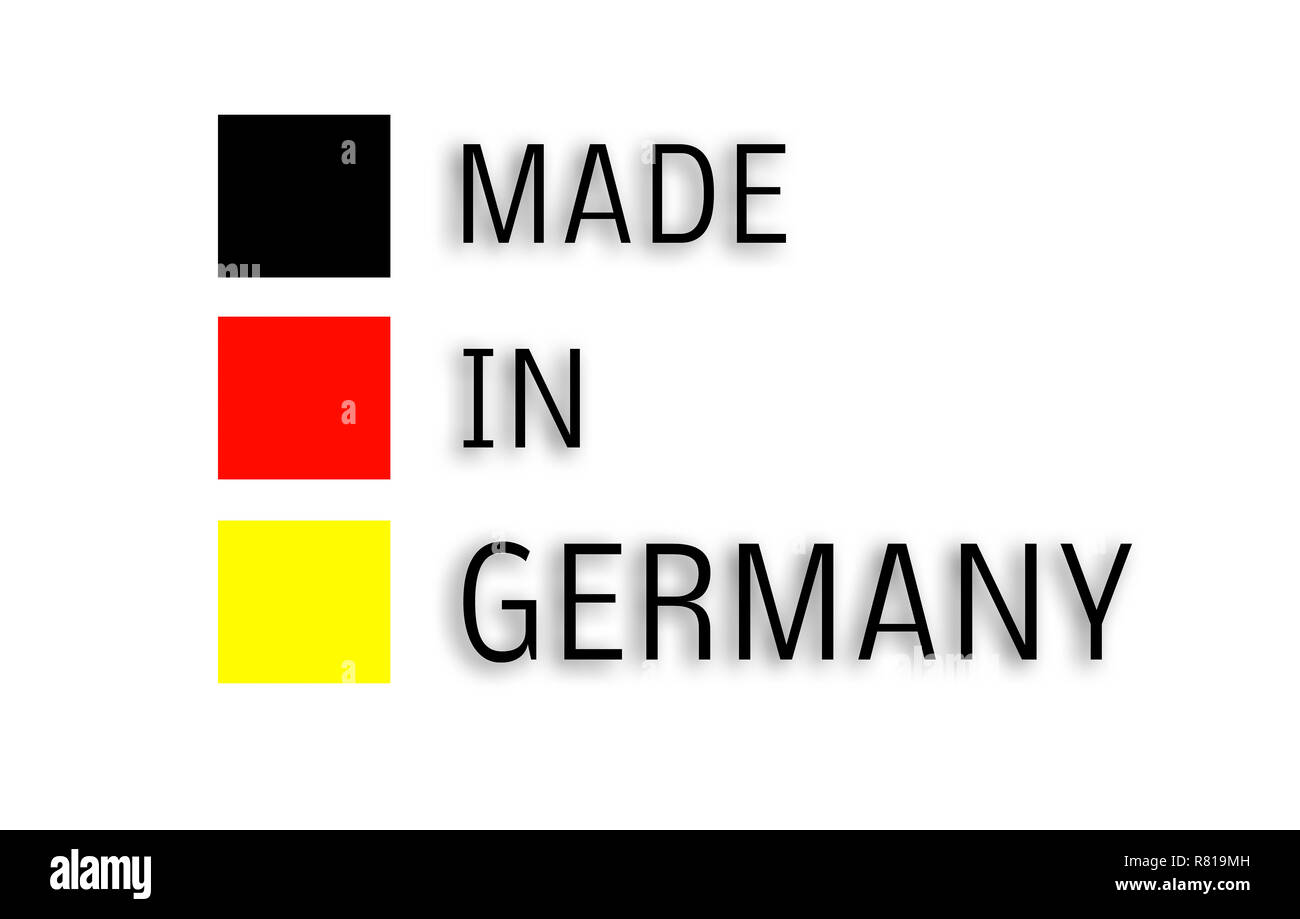 Made in Germany Stock Photo