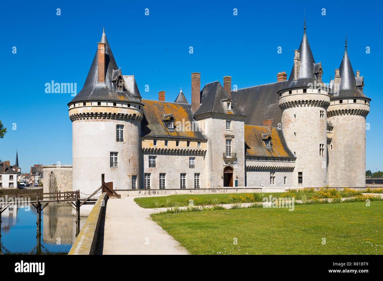 Château de Sully-sur-Loire, Loire Valley, France Stock Photo