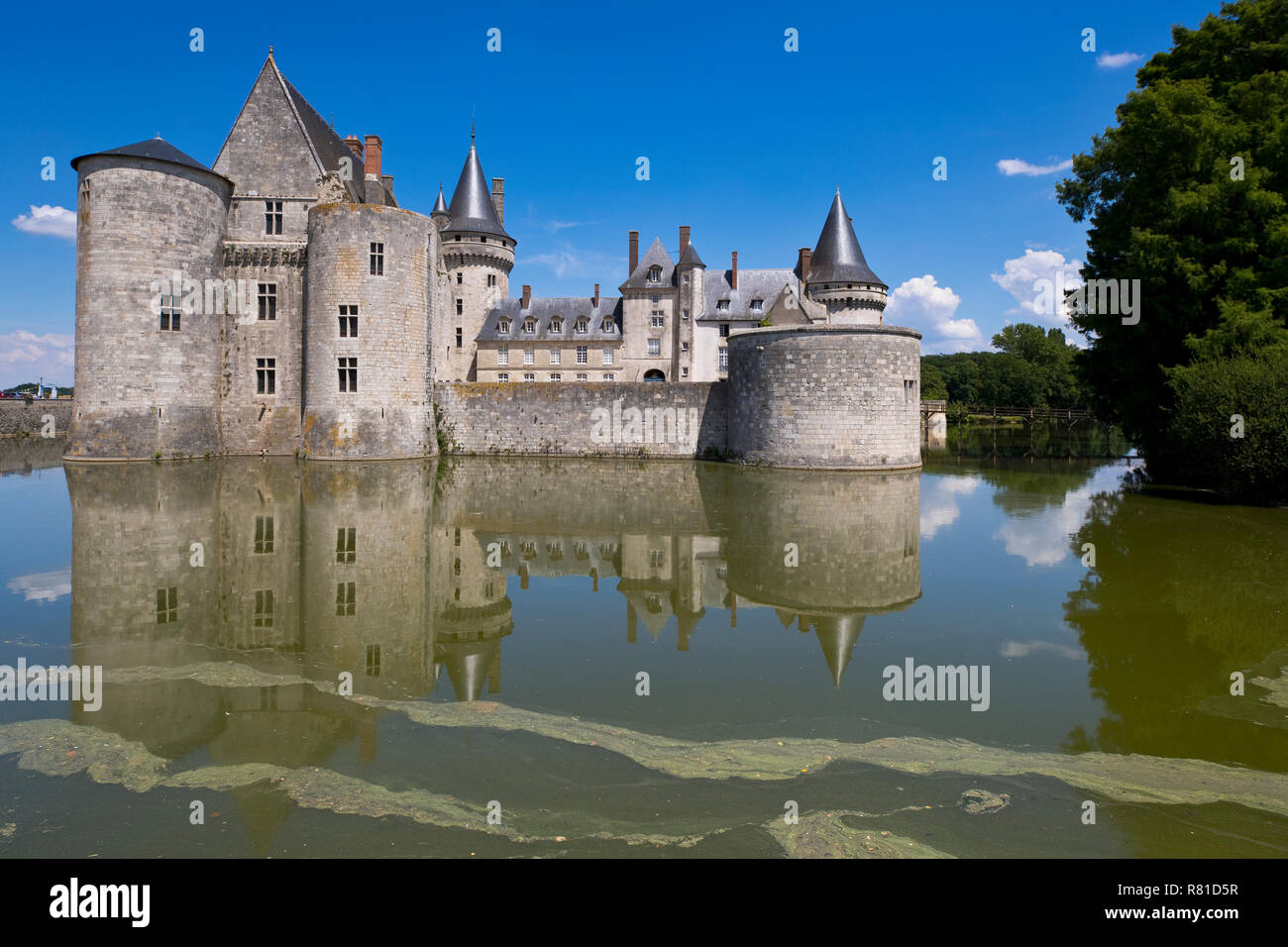 Château de Sully-sur-Loire, Loire Valley, France Stock Photo