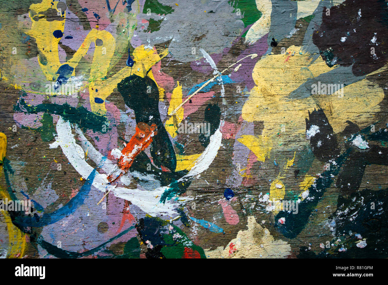 Colorful background painted abstract background for your design. Stock Photo