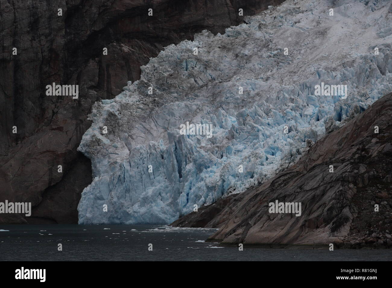 Grönland Gletscher im Prinz Christian Sund Stock Photo