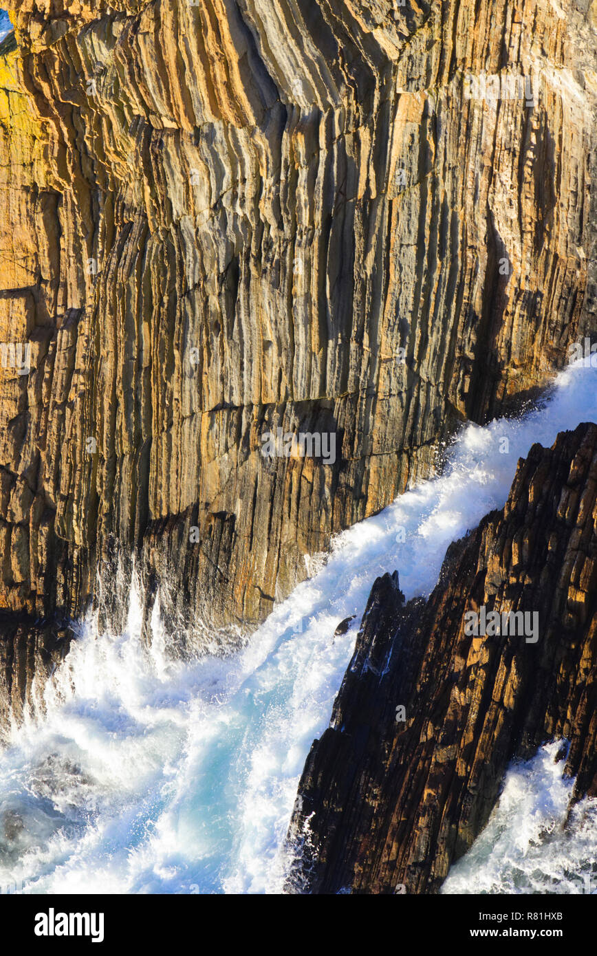 Folded Pattern On Rocks Folded patterns rocks hi-res stock photography and images - Alamy