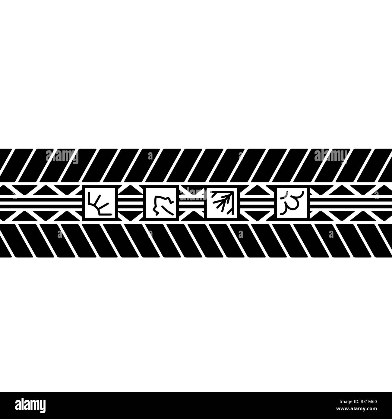 All season tire symbols with track silhouette Stock Vector Image & Art