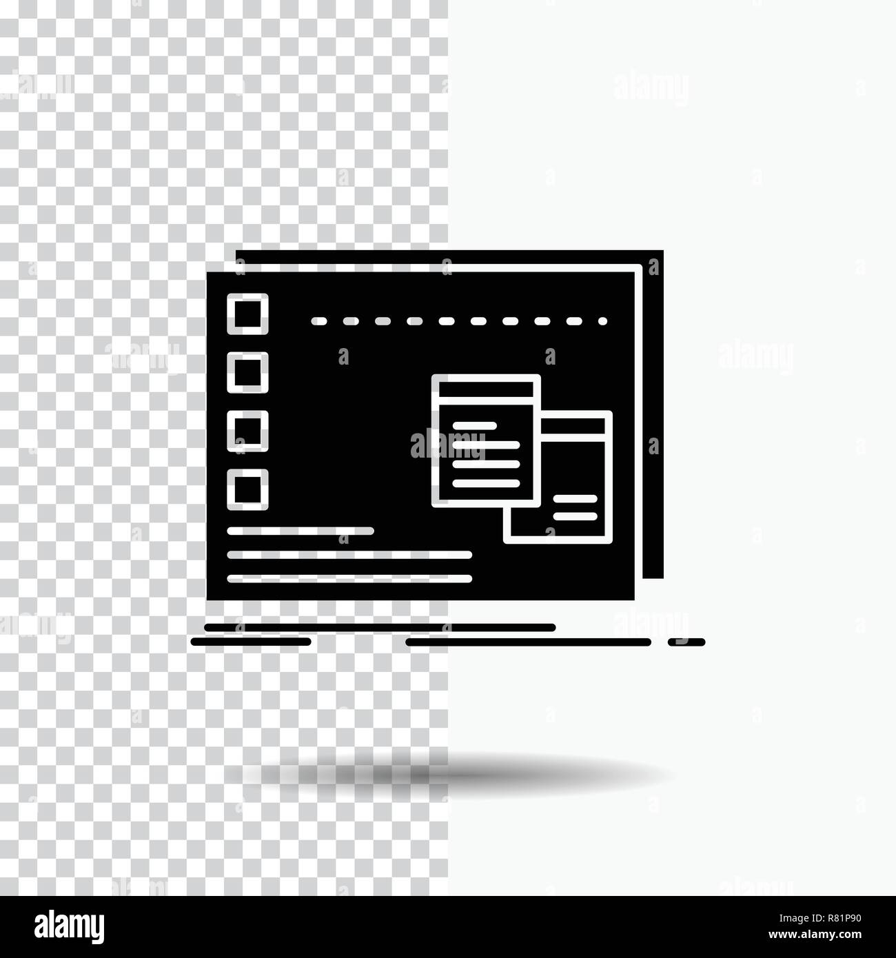 Window, Mac, operational, os, program Glyph Icon on Transparent ...