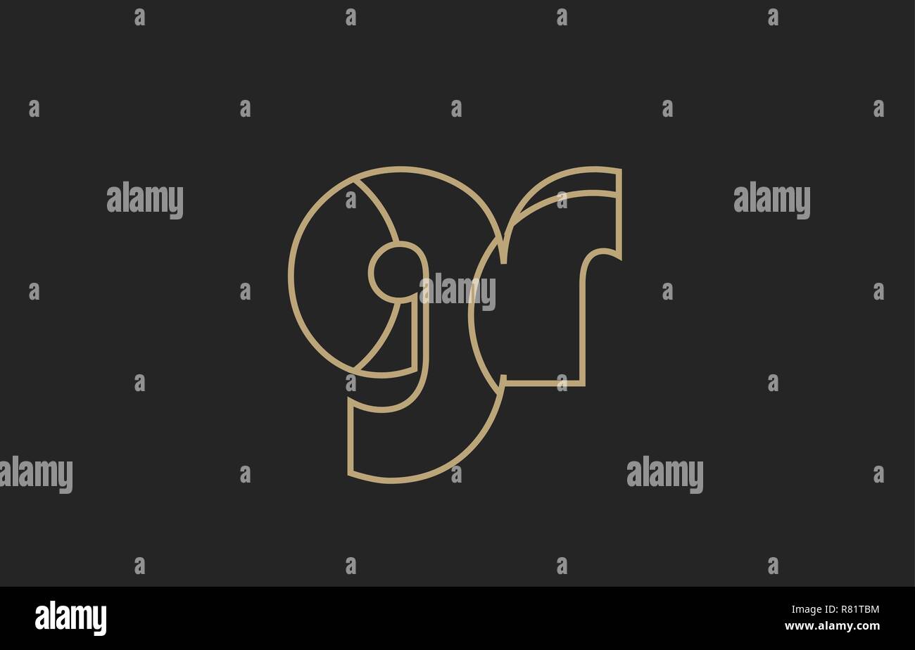 black and yellow gold alphabet letter gr g r logo combination design ...