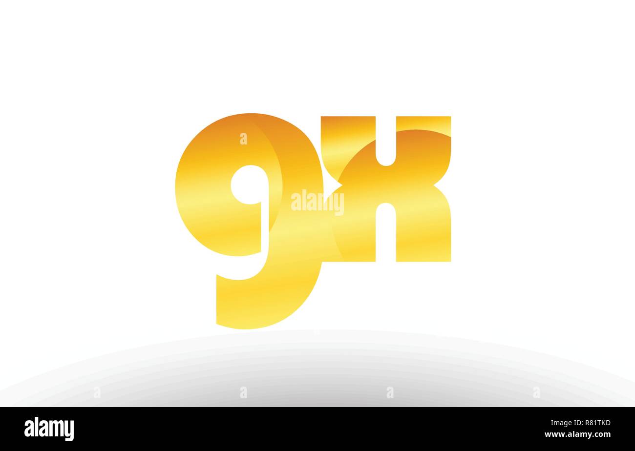 Design of alphabet letter logo combination gx g x with gold golden ...