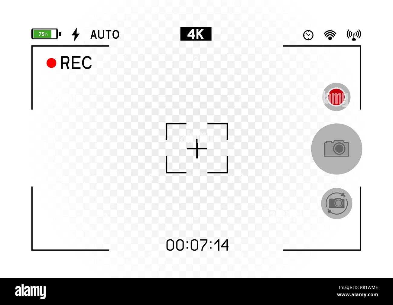 smartphone horizontal camera viewfinder Stock Vector Image & Art Alamy