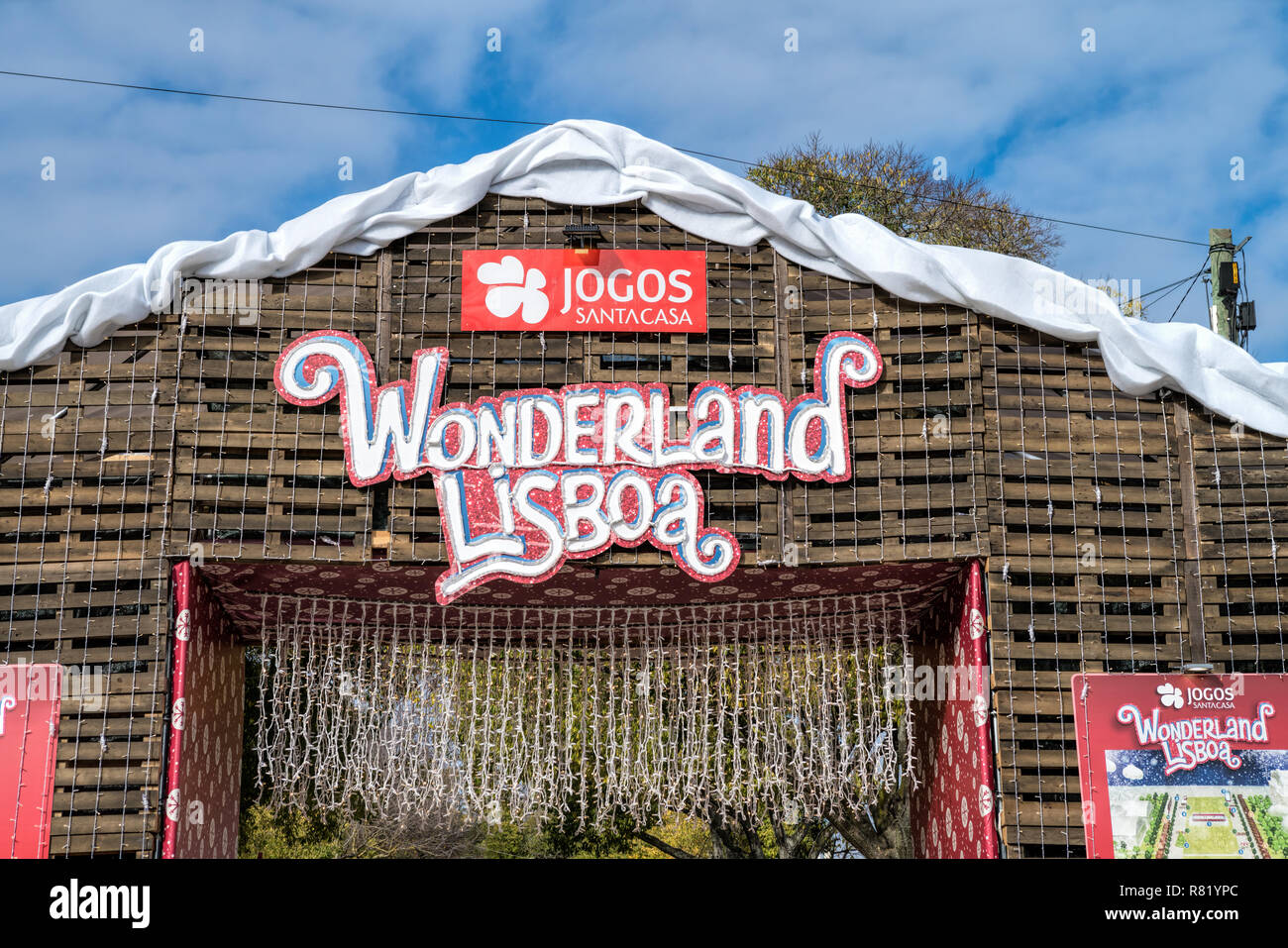 Wonderland Lisbon Christmas Market , Fair . Christmas market and