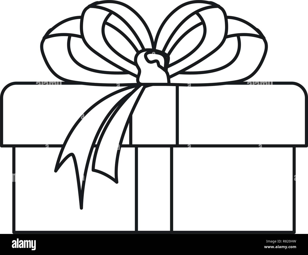 Wrapped Box Vector wrapped gift box on white background vector illustration Stock Vector ...