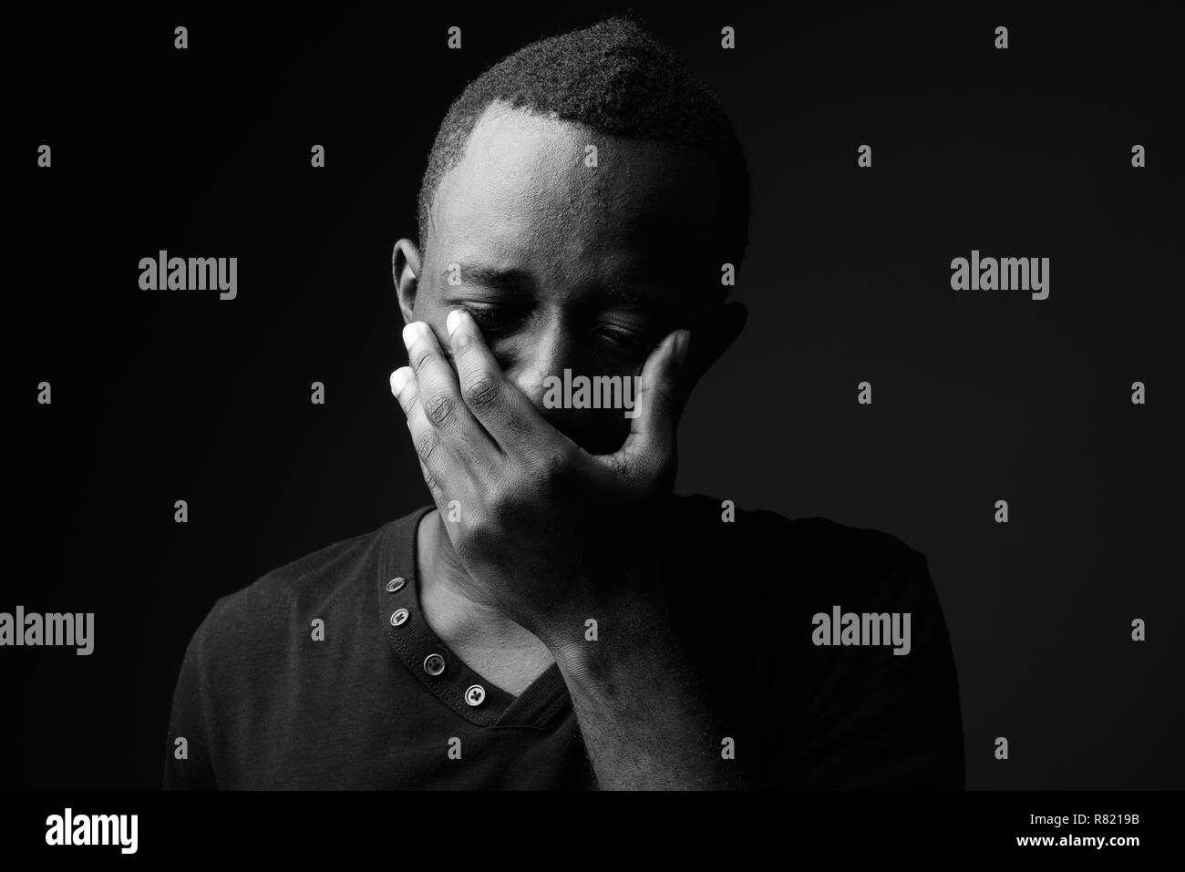 Pictures Black Sad Man Profile Of A Sad Man Face