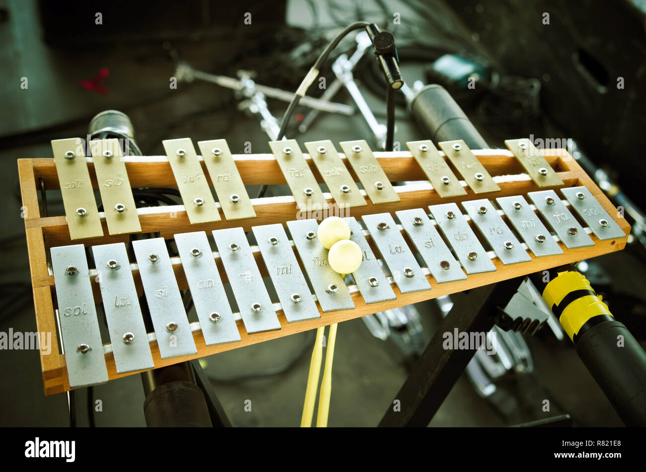 professional xylophone on the stage Stock Photo Alamy