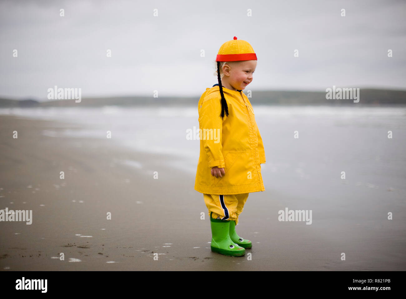 boy in yellow coat from it