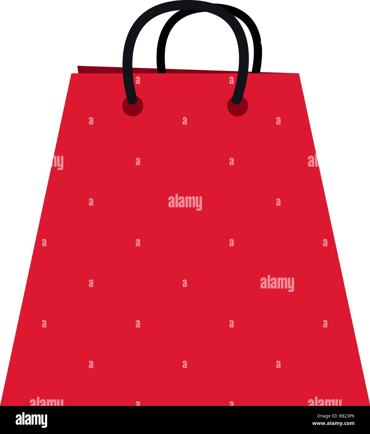 shopping bag on white background vector illustration Stock Vector Image ...