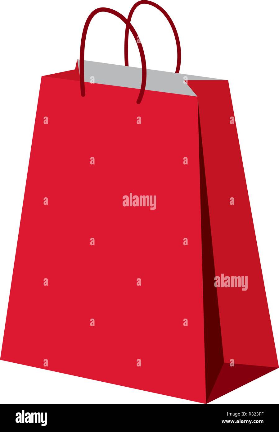 shopping bag on white background vector illustration Stock Vector Image ...