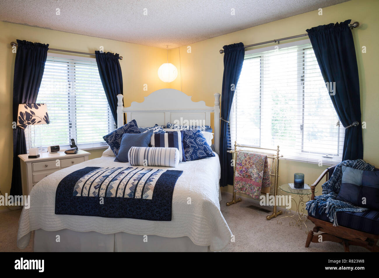 Showcase Bedroom Interior Usa Stock Photo 228698996 Alamy