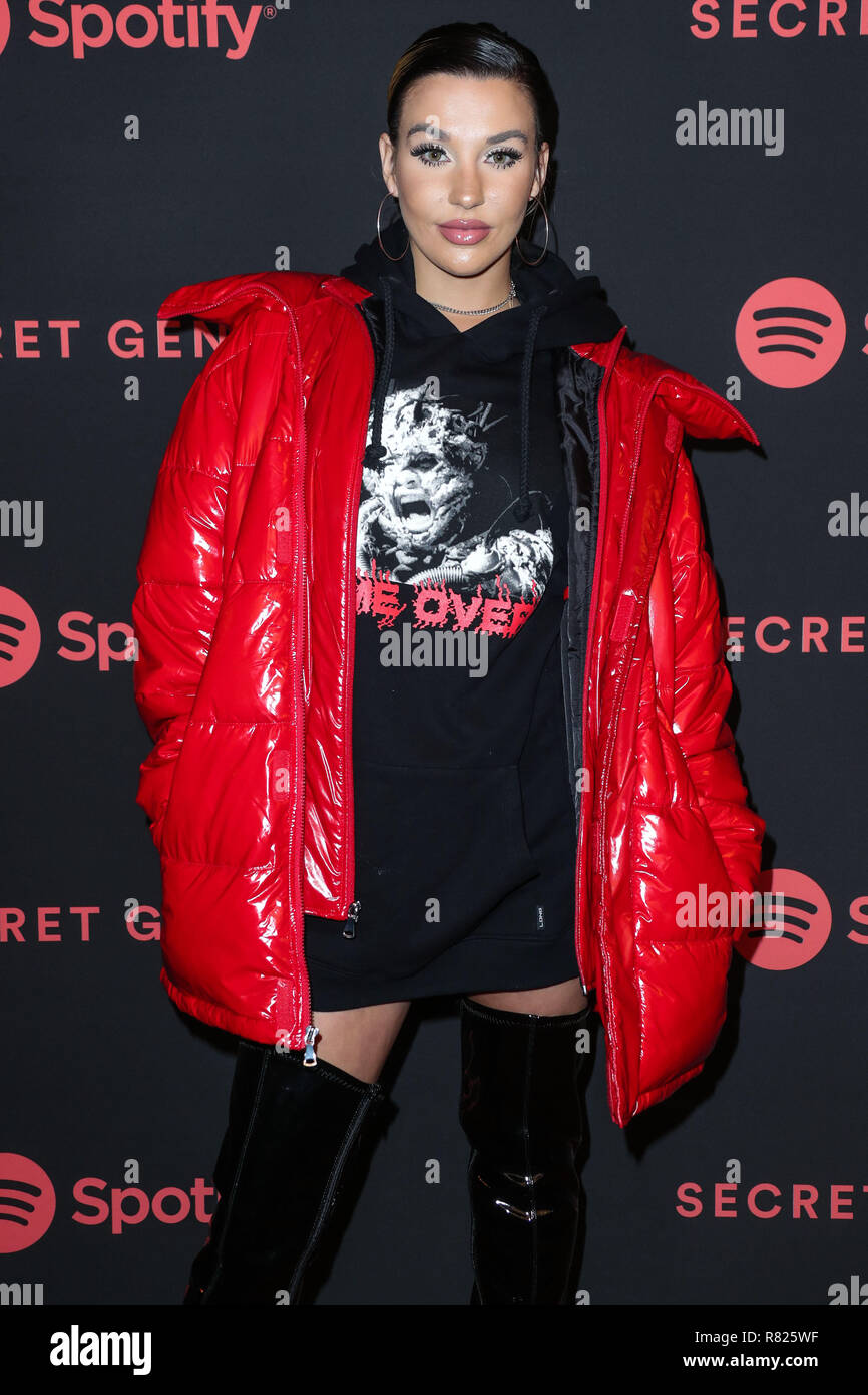LOS ANGELES, CA, USA - NOVEMBER 16: Shaylen at Spotify's Secret Genius