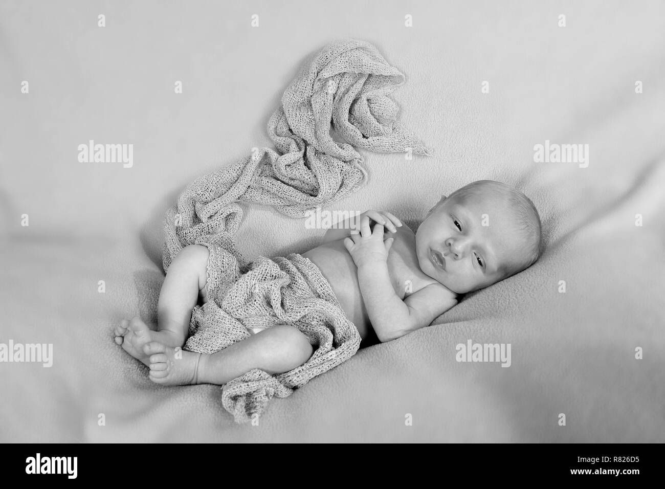 New Born Baby Boy Stock Photo Alamy