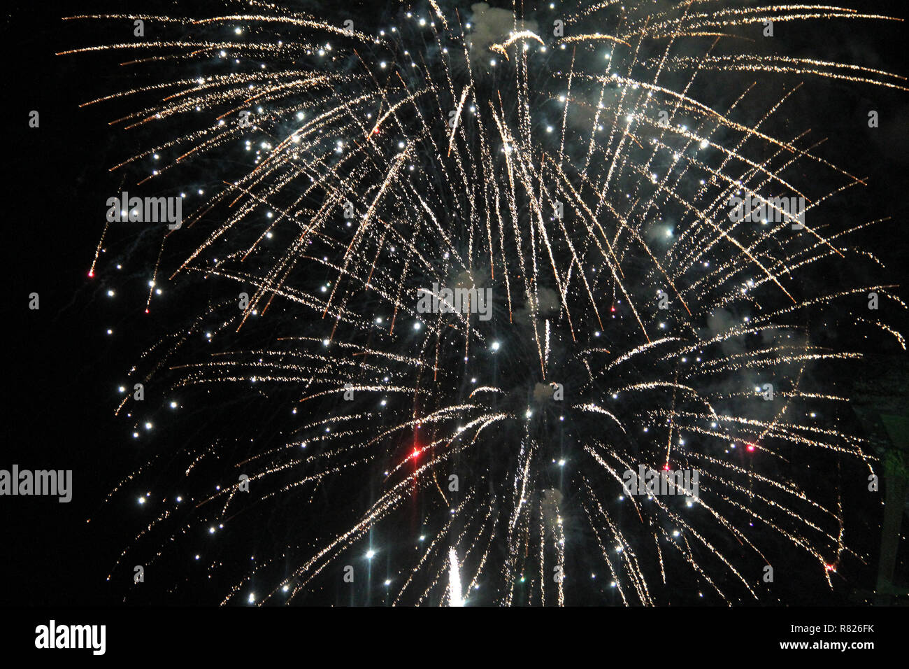 Fireworks display Stock Photo