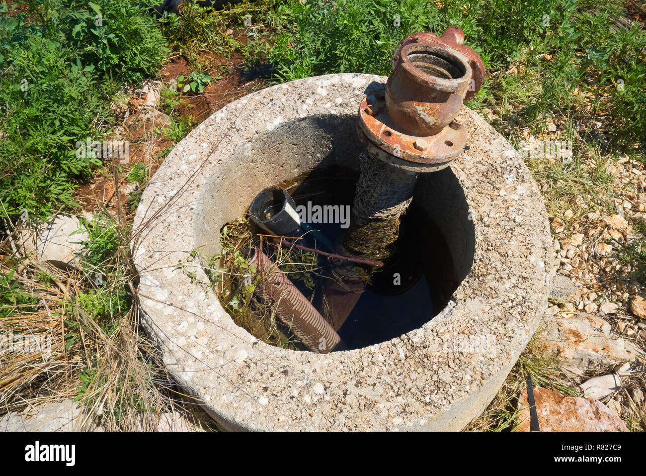 agricultural irrigation pipe Stock Photo Alamy