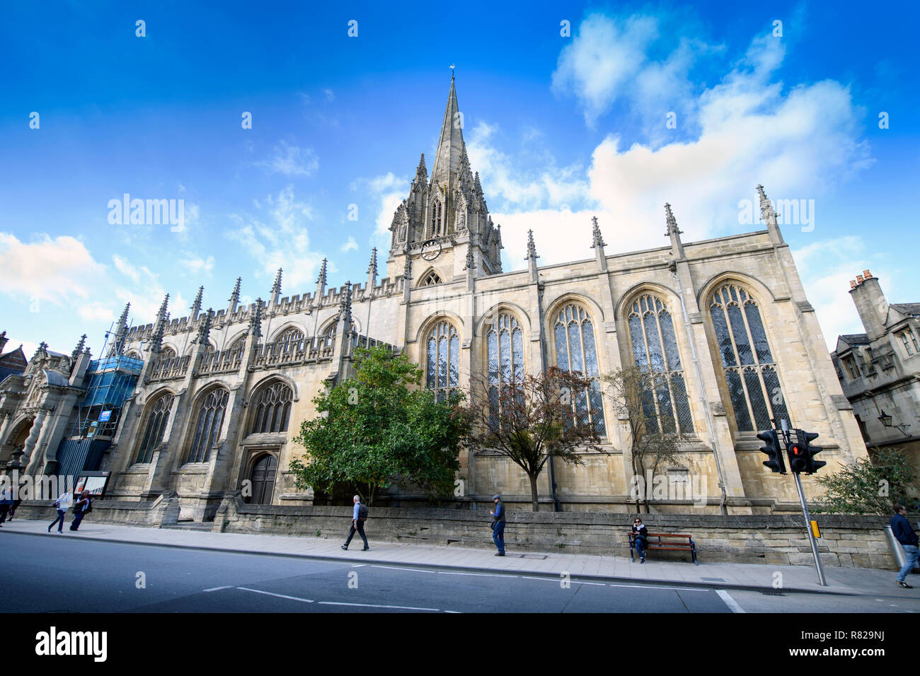 The University Church of St Mary the Virgin in Oxford, UK Stock Photo