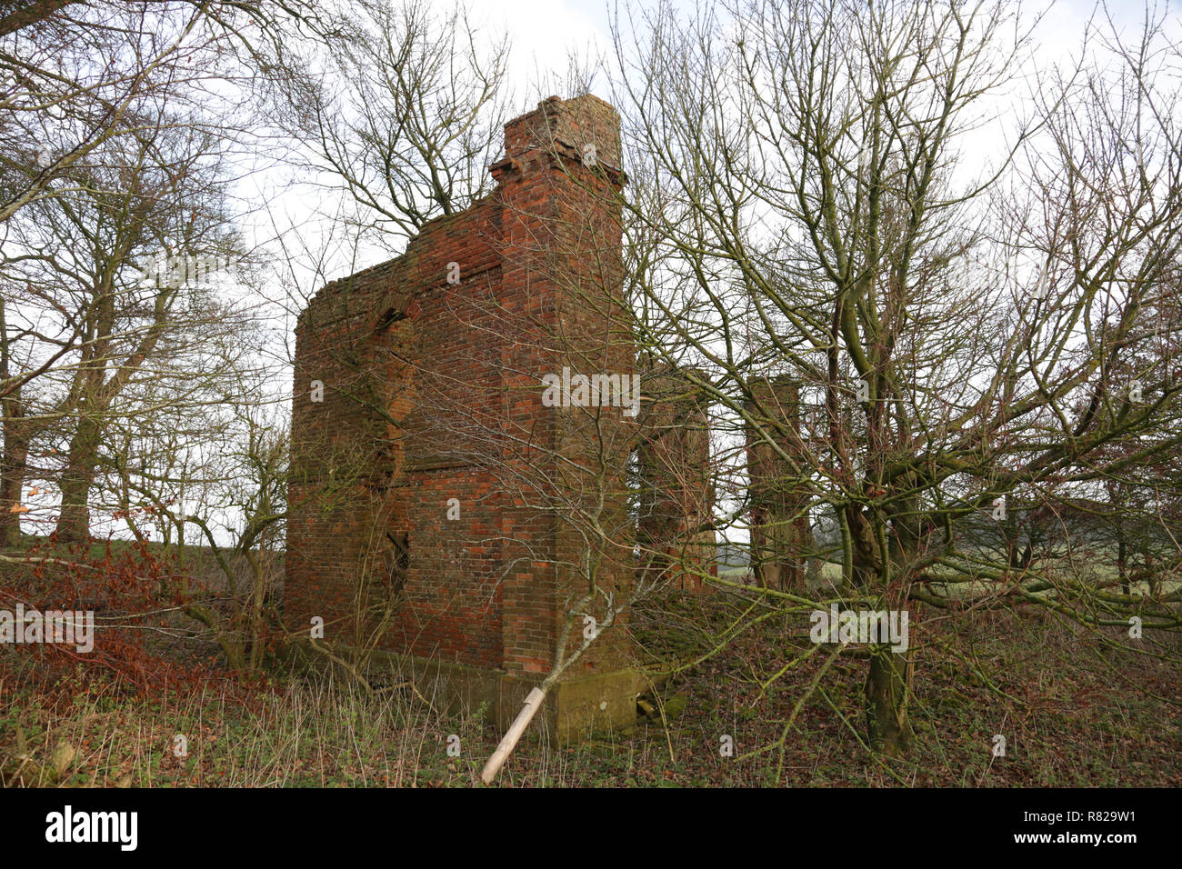 Derelict building on the Sheepwalks, Enville, Staffordshire, England,UK. Stock Photo