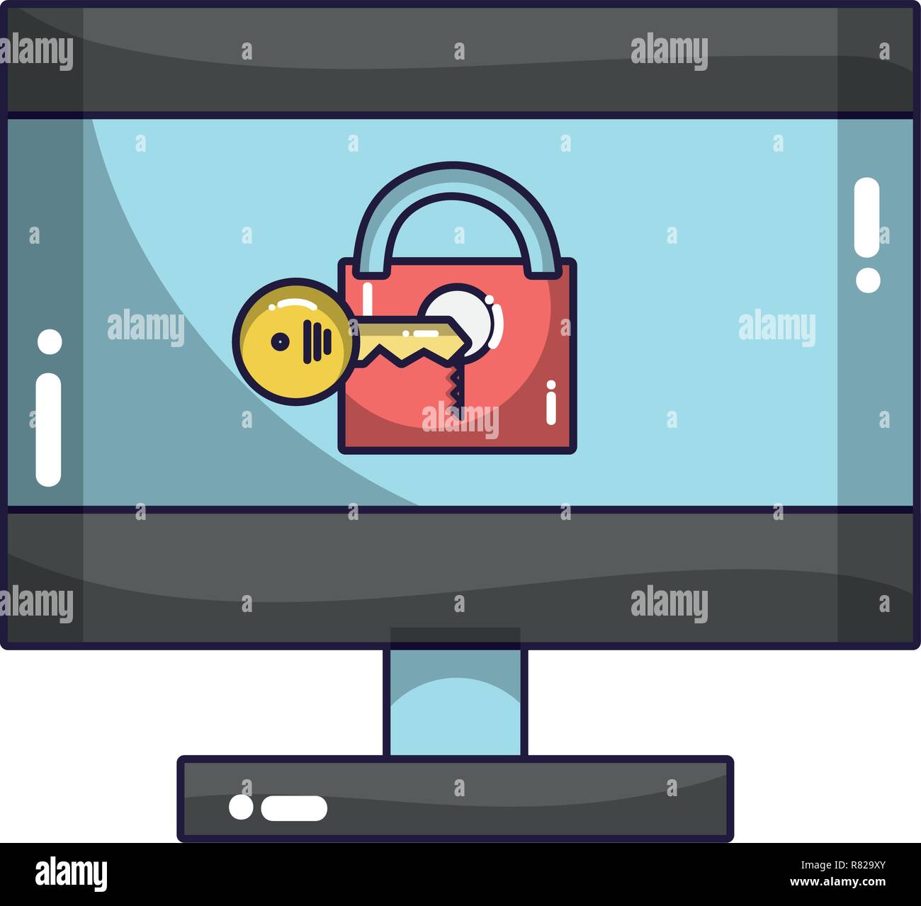 technology computing cartoon Stock Vector Image & Art - Alamy