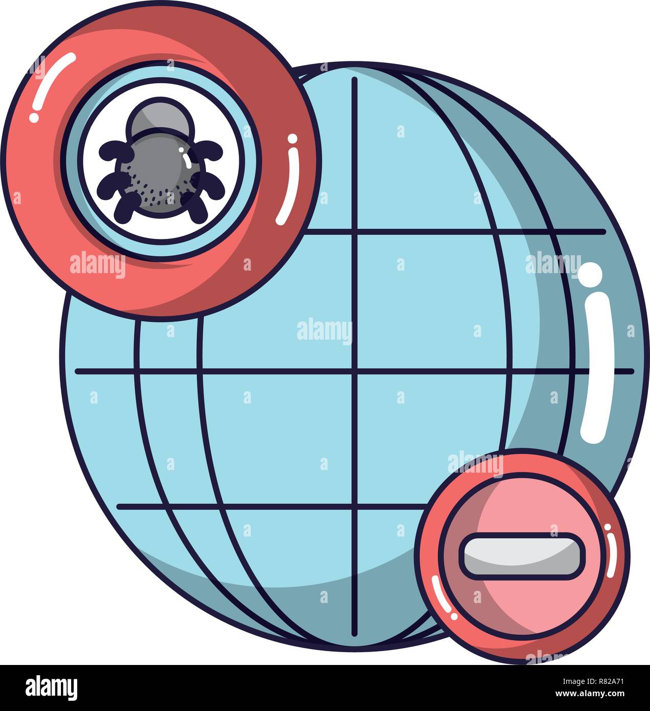 technology computing cartoon Stock Vector