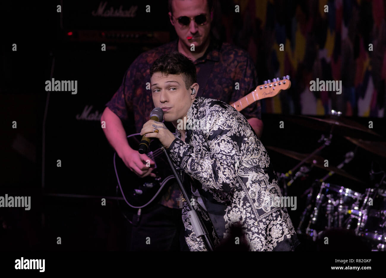 Napoli, Italy. 19th Mar, 2017. Irama is an Italian songwriter, who took part in Amici, performs live at Duel Beat in Napoli with 'Giovani per sempre tour'. Credit: Francesco Cigliano/Pacific Press/Alamy Live News Stock Photo