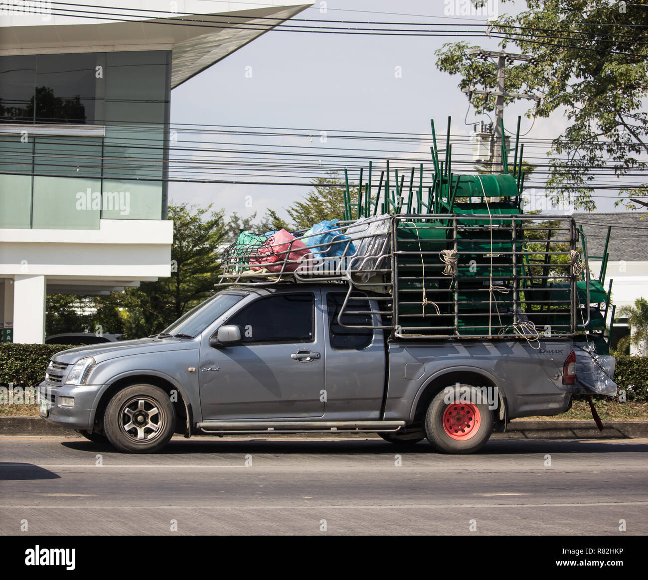 Chiangmai Thailand December 3 2018 Private Isuzu Dmax