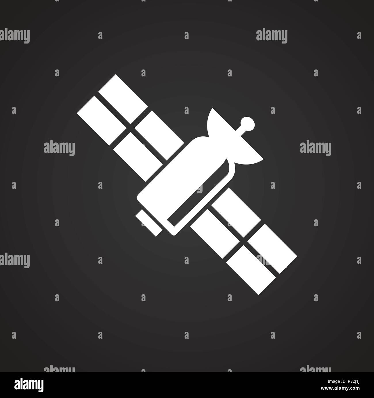 Satellite Icon On Black Background For Graphic And Web Design Modern Simple Vector Sign Internet Concept Trendy Symbol For Website Design Web Button Or Mobile App Stock Vector Image Art