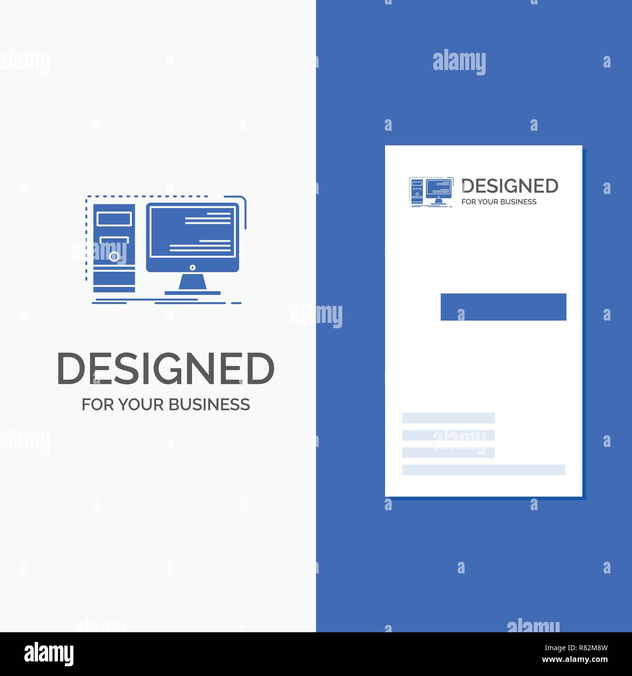 Business Logo for Computer, desktop, hardware, workstation, System