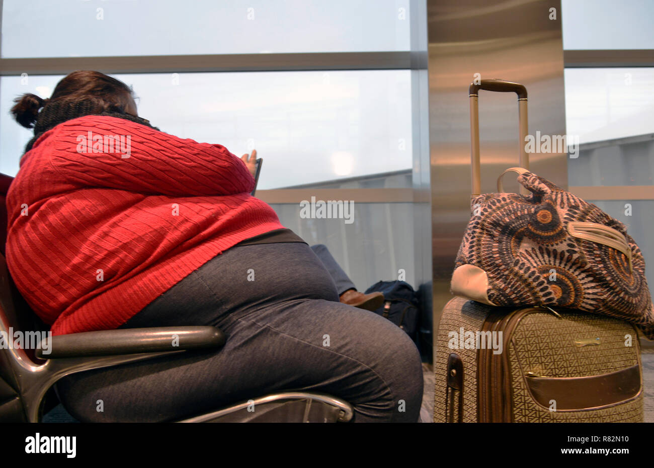 Obese, overweight people Stock Photo