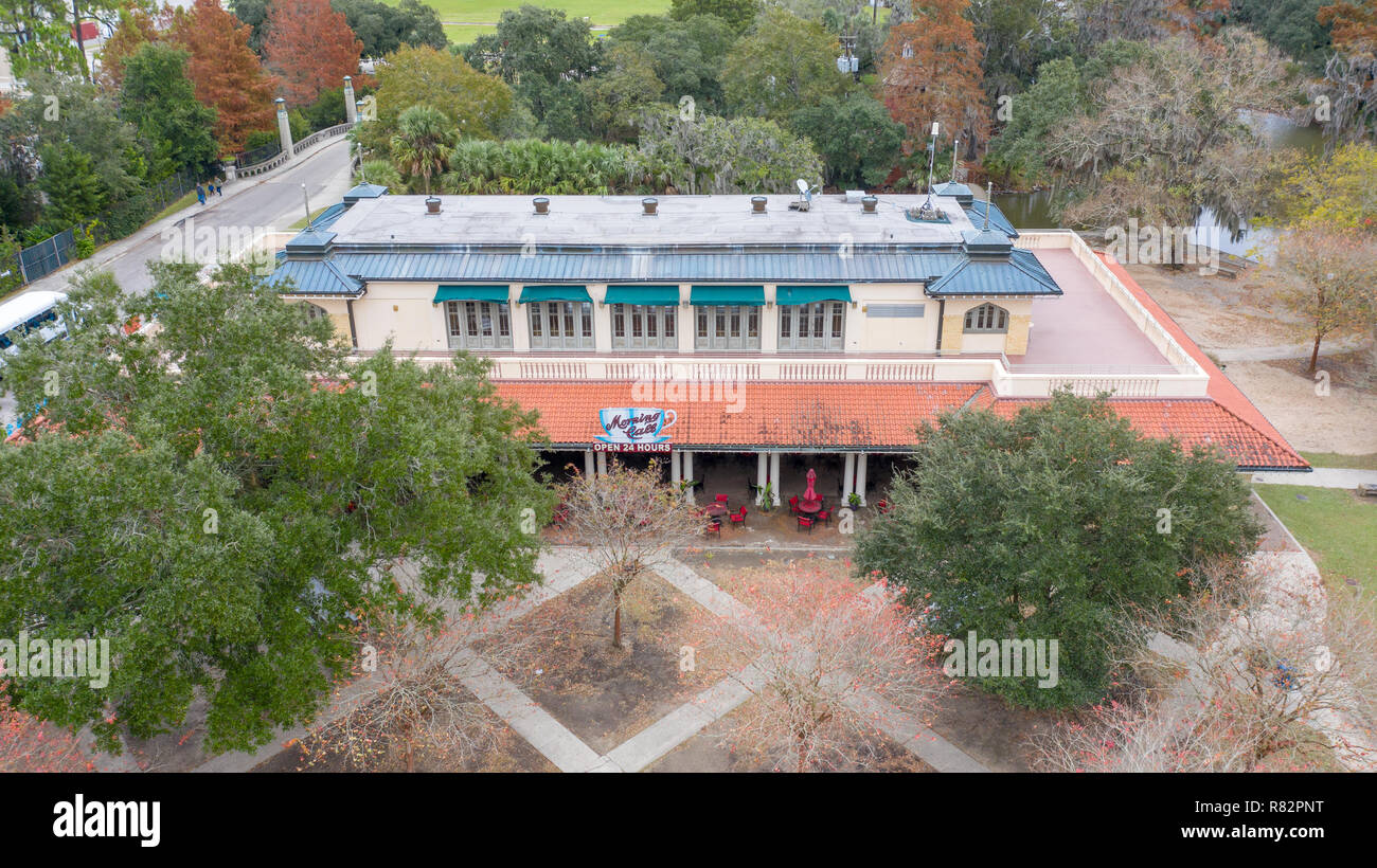 Morning Call Cafe, City Park, New Orleans, LA, USA Stock Photo Alamy