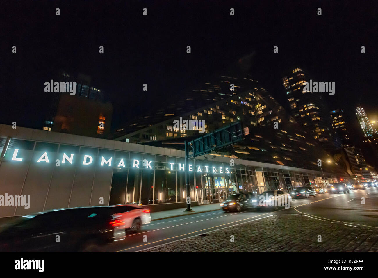 The Landmark Theatres in New York on Tuesday, December 4, 2018. Landmark Theatres has been sold to the Cohen Media Group for an undisclosed sum. (Richard B. Levine) Stock Photo