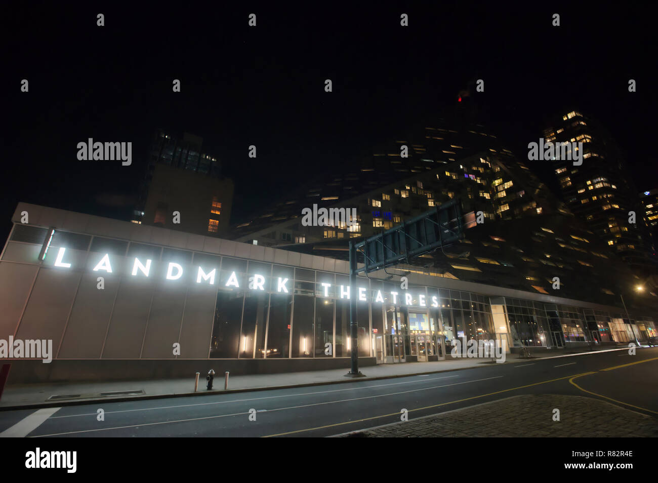 The Landmark Theatres in New York on Tuesday, December 4, 2018. Landmark Theatres has been sold to the Cohen Media Group for an undisclosed sum. (Richard B. Levine) Stock Photo