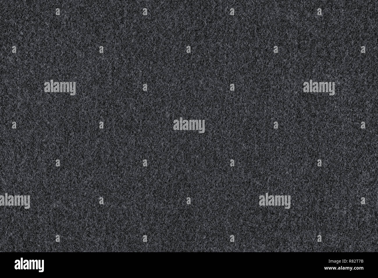 Black wool close up. Large macro texture and background Stock Photo