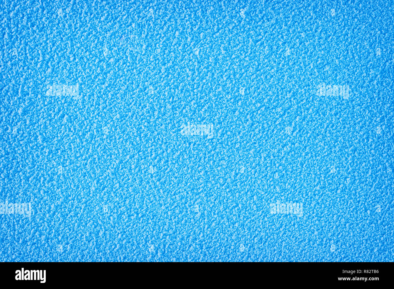Blue snow close up. Texture and background Stock Photo