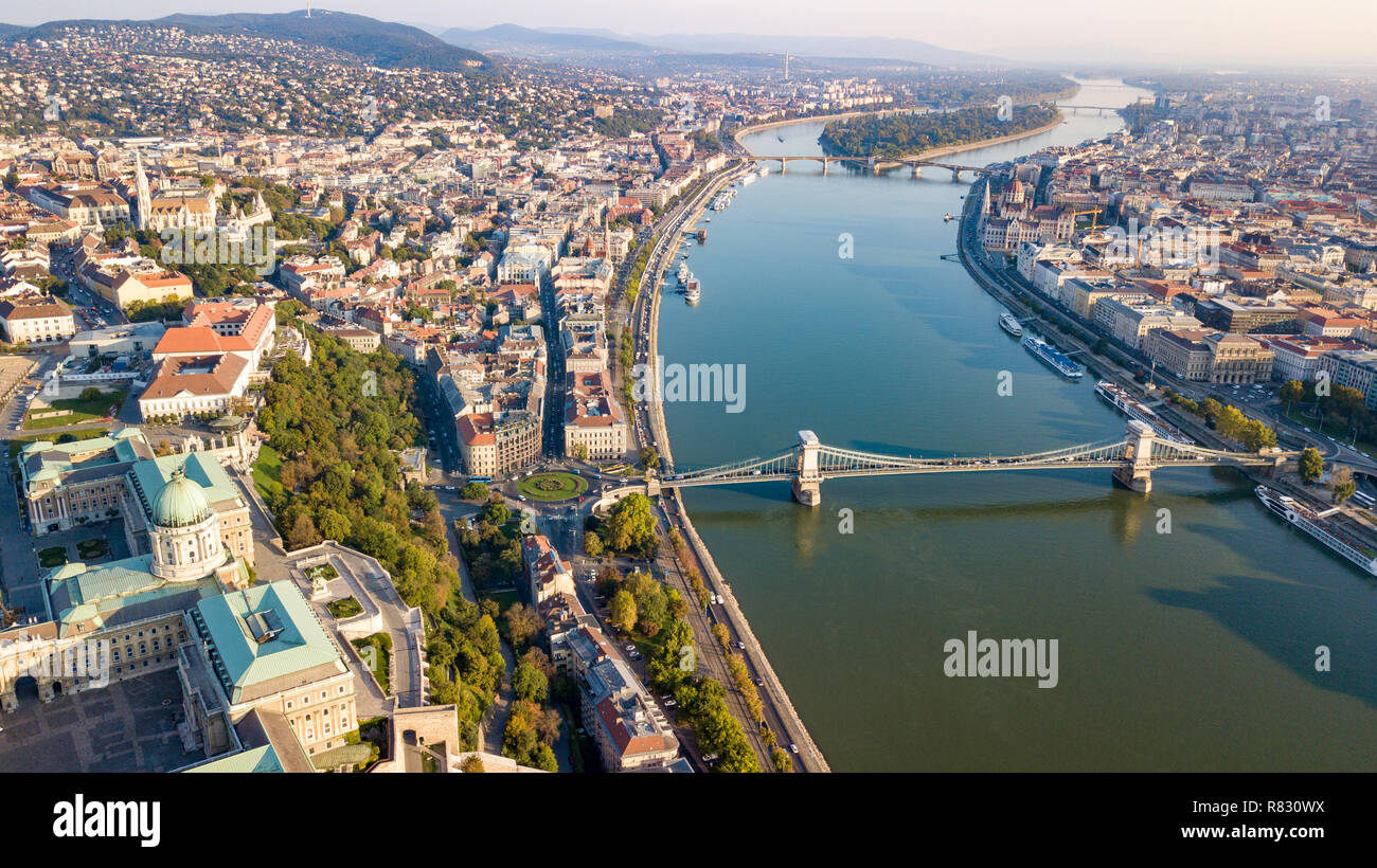 Buda Castle, Budavari Palota, Cityscape, Budapest, Hungary Stock Photo